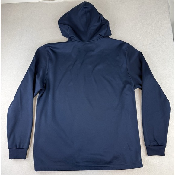 Milwaukee Brewers Majestic Hoodie Sweatshirt Navy Blue MLB Size Large - Picture 7 of 7